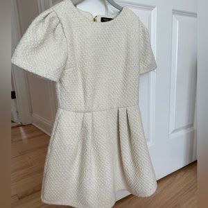 Girl’s AQUA Tweed Dress
